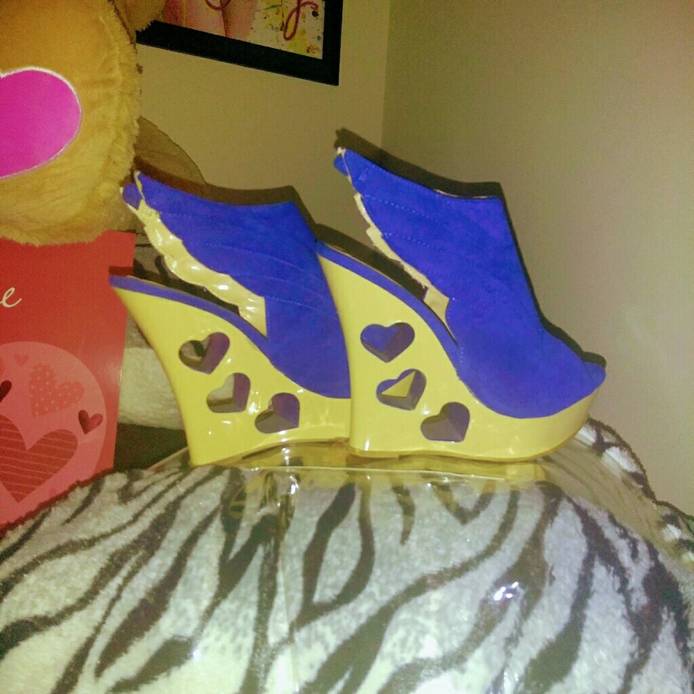 Beautiful Blue Wedges